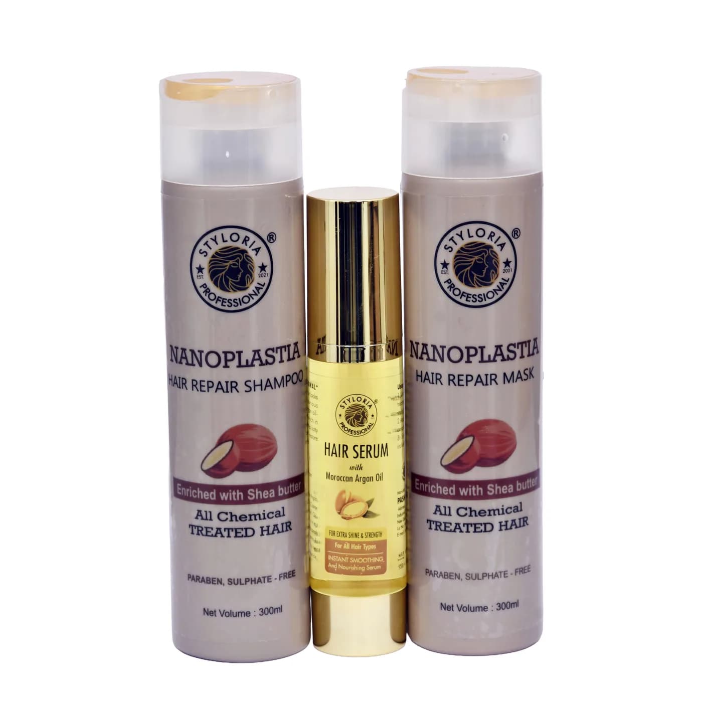 Styloria Professional Nanoplastia Repair Trio 2 × 300 ml + 50 ml, image 3