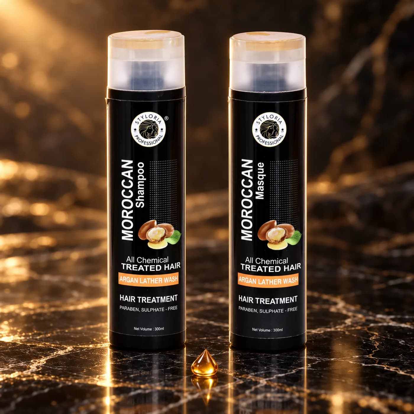 Styloria Professional Moroccan Wash Duo 2 × 300 ml, image 2