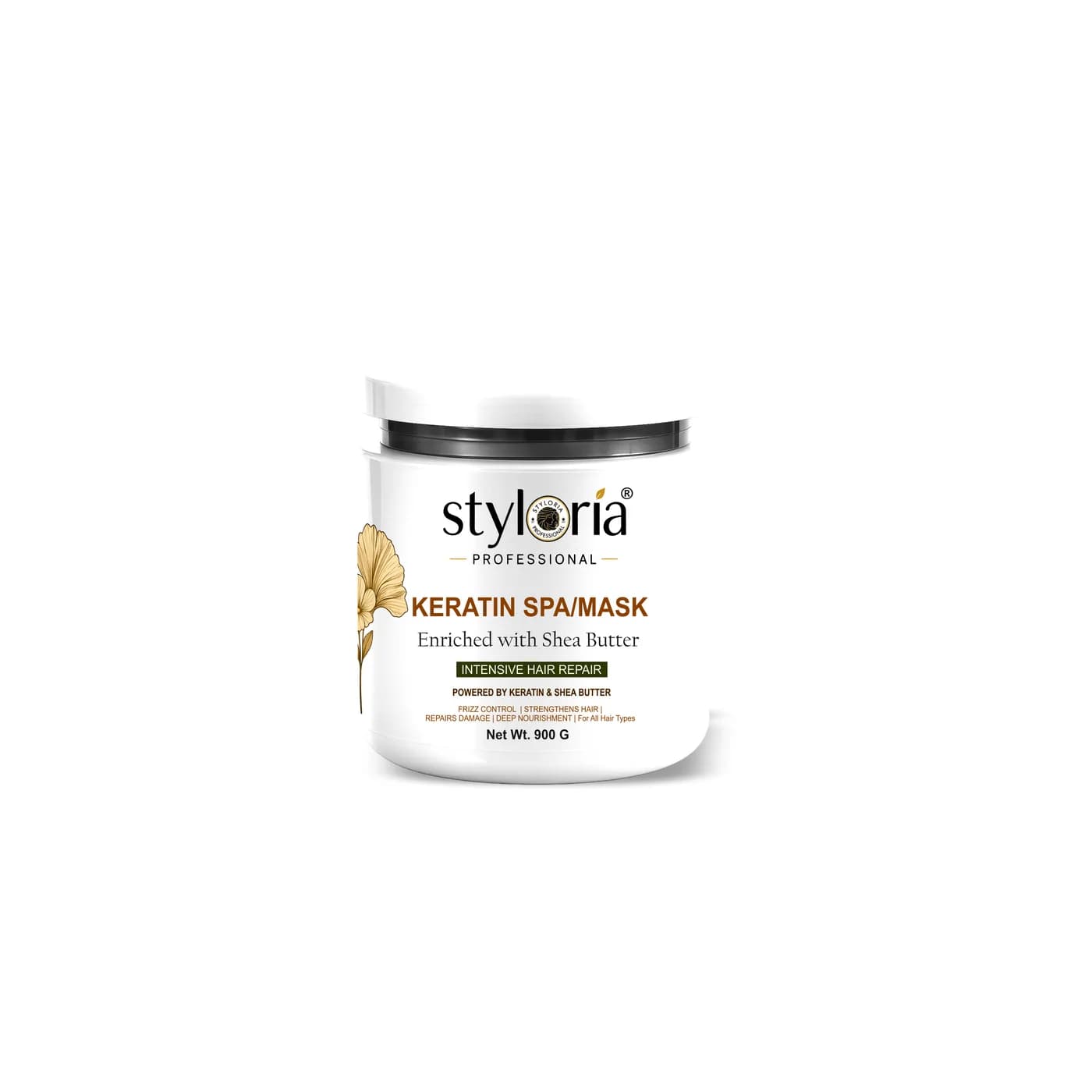 Styloria Professional Keratin Hair Spa Mask 900 g, image 2