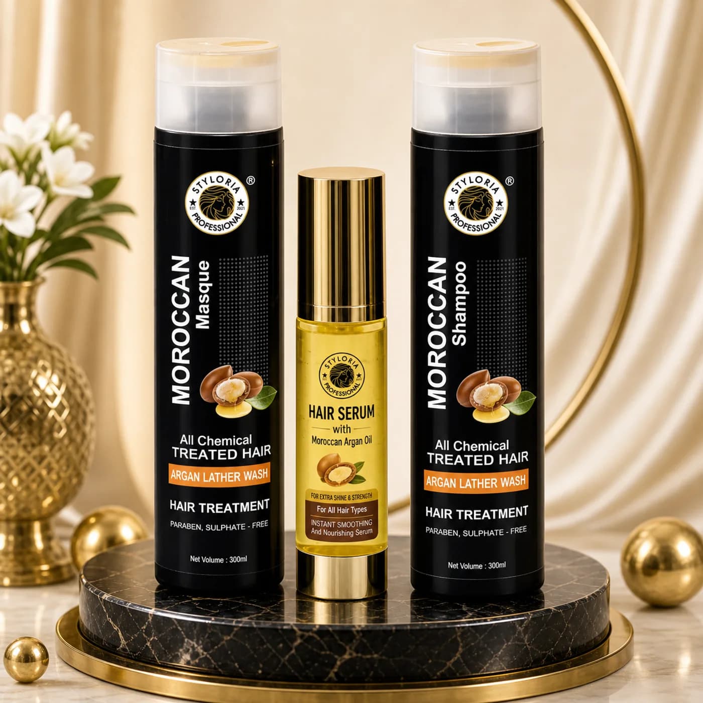 Styloria Professional Moroccan Argan Ritual 2 × 300 ml + 50 ml